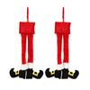 Plush Elf Doll Car Decoration Christmas Long Legs Sitting Ornament For Auto Interior Seat Dashboard Xmas Home Party Accessory