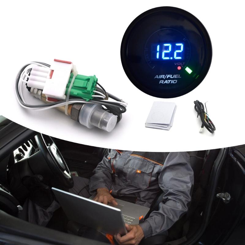 Automotive Digital Air Fuel Ratio Meter Ratio Gauges with Easy Installation & 0 To 1V Output Signal for Various Model