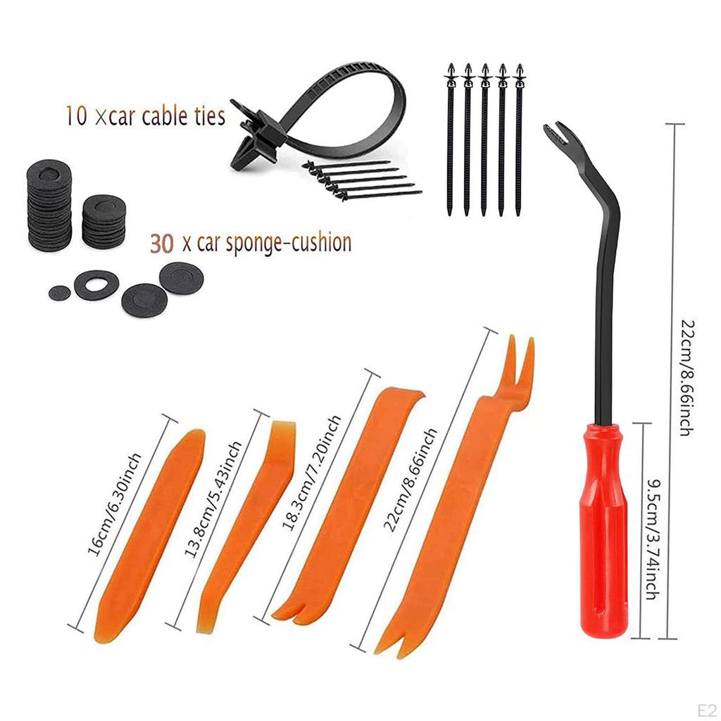Car Push Retainer Clips Bumper Kit for Door Panel Clamps