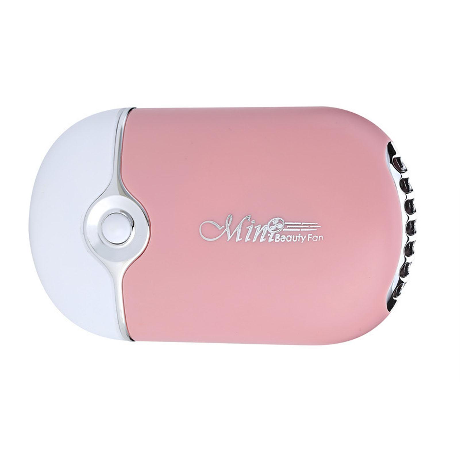 

Электрический вентилятор для сушки ресниц, безлопастной, USB-перезаряжаемый, портативный, ручной, мини-вентилятор для наращивания ресниц розовый