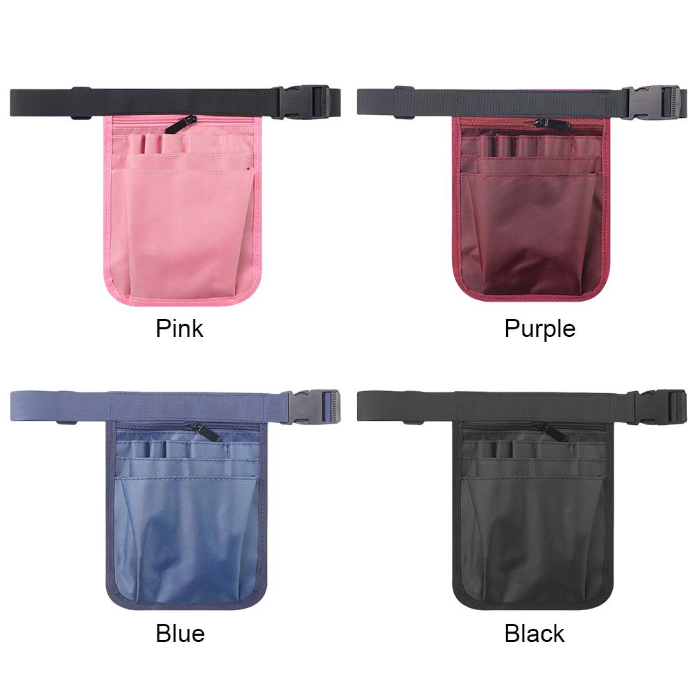 Server Apron Waist Pouch with Pockets Waitress Accessories Bag Adjustable Belt Waist Money Tool Bag for Restaurant Hotel Bar