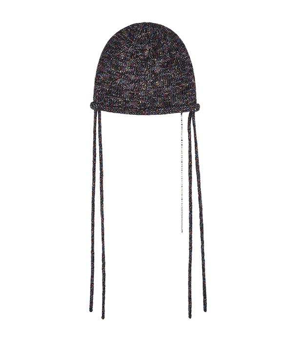 YOUTHBATH Skull Beads Beanie_Black