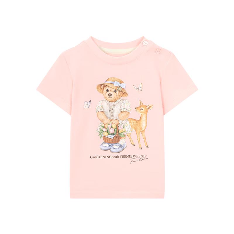 Teenie Weenie Kids' Floral Print Short Sleeve T-Shirt
