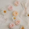 Candle Aromatherapy Gypsum Wedding Souvenirs Flower Mould Soap Mold Rose Candle Mold Silicone Mold