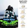 1PC Custom Name Soccer Ball Art flannel blanket versatile,all-season throw suitable for the living room,bedroom,camping,travel,and gift
