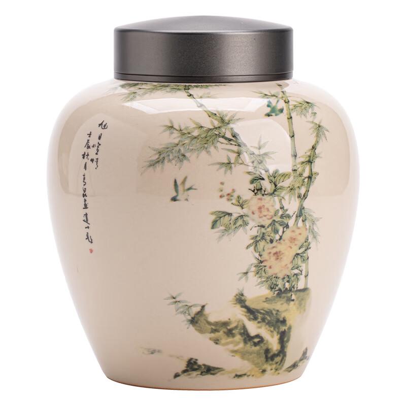 

Керамическая бамбуковая чайница Су