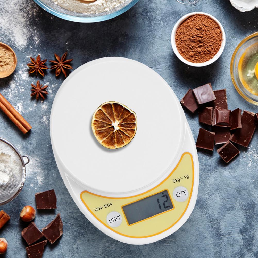 5kg 1g Portable Jewelry Scale Electronic Digital Food Weight Scale Kitchen Cooking Baking Scales Accessory