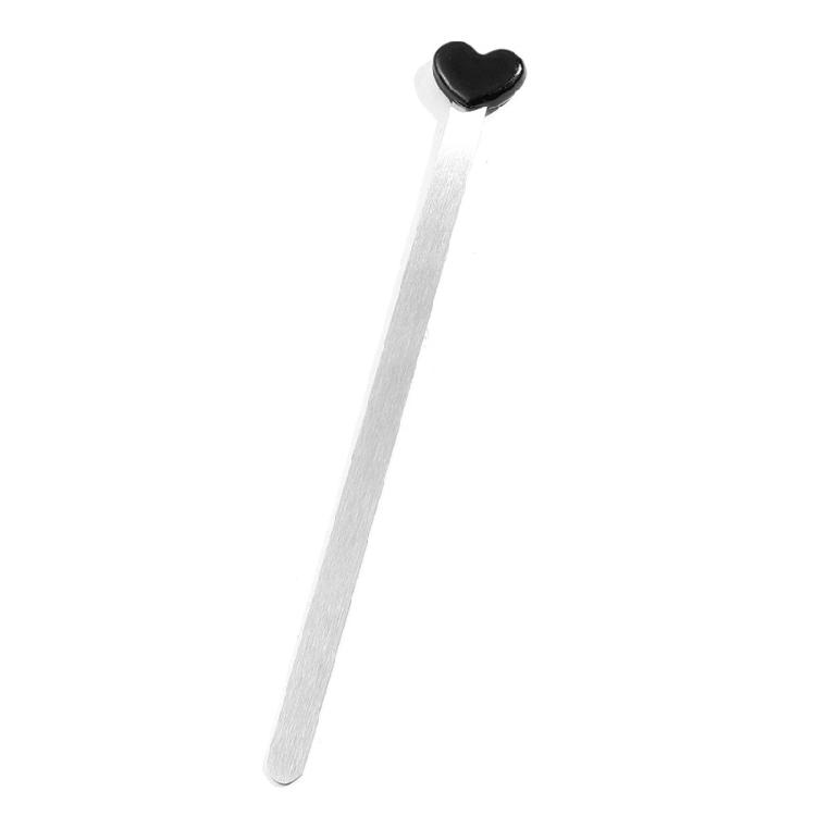 Stainless Steel Heart Shaped Bookmarks Safe for Children Students Teachers Reading Accessories Gift for Book Lovers