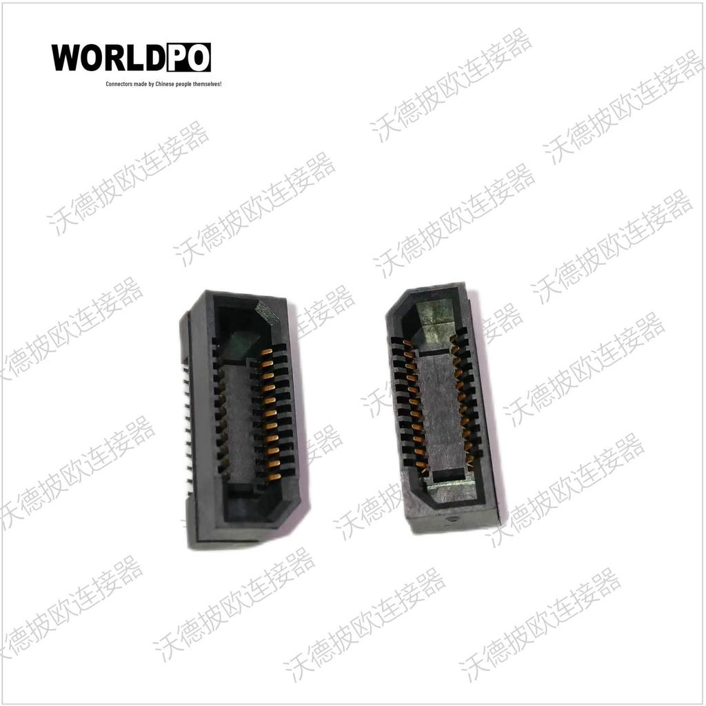 ERF8 0.8mm 22-Pin Female Connector, 2 Rows, 10mm Mating Height
