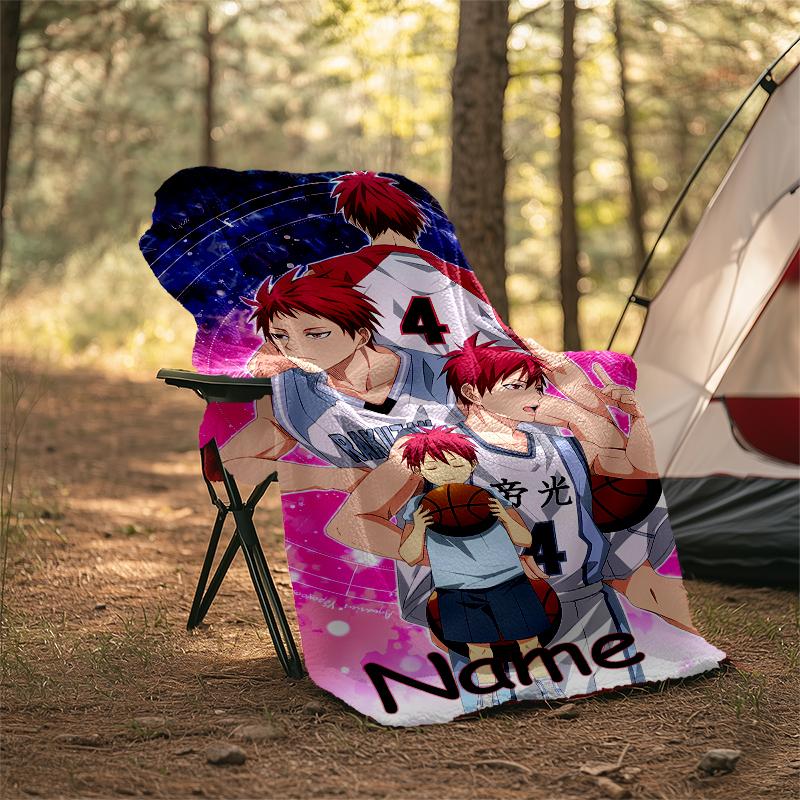 Personalized Custom Name Blanket - Kuroko's Basketball Print Design,Blanket for Sofa,Bed,Travel,Camping - Soft and Warm, Great Gift