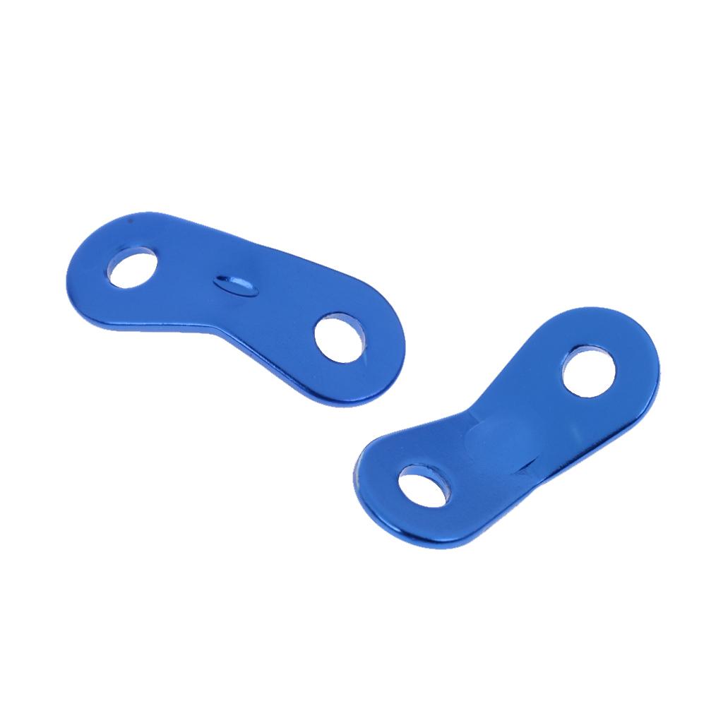 10pcs Tent Guy Line Cord Tighteners Runners Camping Awning Rope Tensioners - Blue