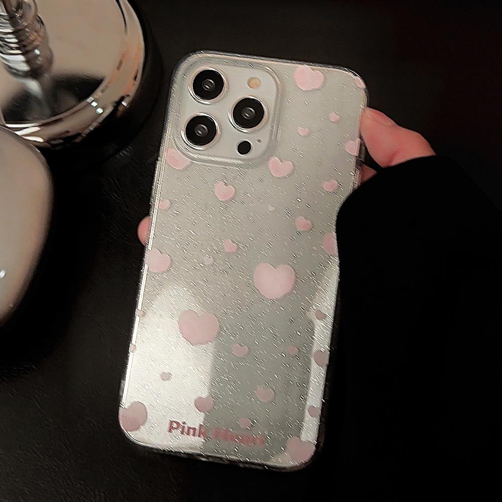 Creative Pink Heart Case for iPhone 17 iPhone 17 Pro Max