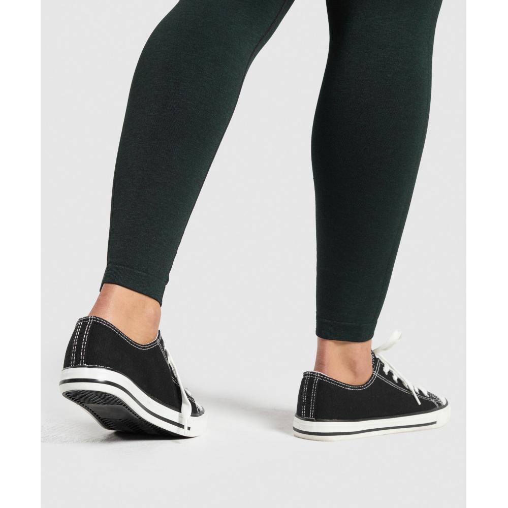 Gymshark Lift Seamless Leggings Victory Green Black Marl B6a9c Ecwc