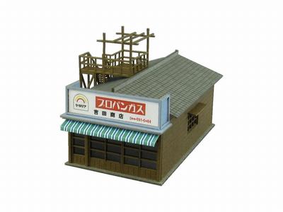 Sankei Nostalgic Diorama Series Shop E Carta artigianale 1/150