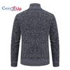 Cozy Up Pánska bunda jesenný a zimný trend pekný pánsky voľný voľný čas fleece sveter Univerzálny pletený sveter sveter na zips