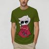 Homestucks Dave Strider Pure Cotton T Shirt For Unisex Beach Funny T Shirts Round Neck Harajuku Tee Shirt Plus Size Design Tops