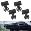 4 Pcs Rear Bumper Trailer Tow Hitch Trim Cover Retainer Clips, Durable Black ABS Plastic, Easy Tallation, Compatible with 68249278AA, SUV Bumper