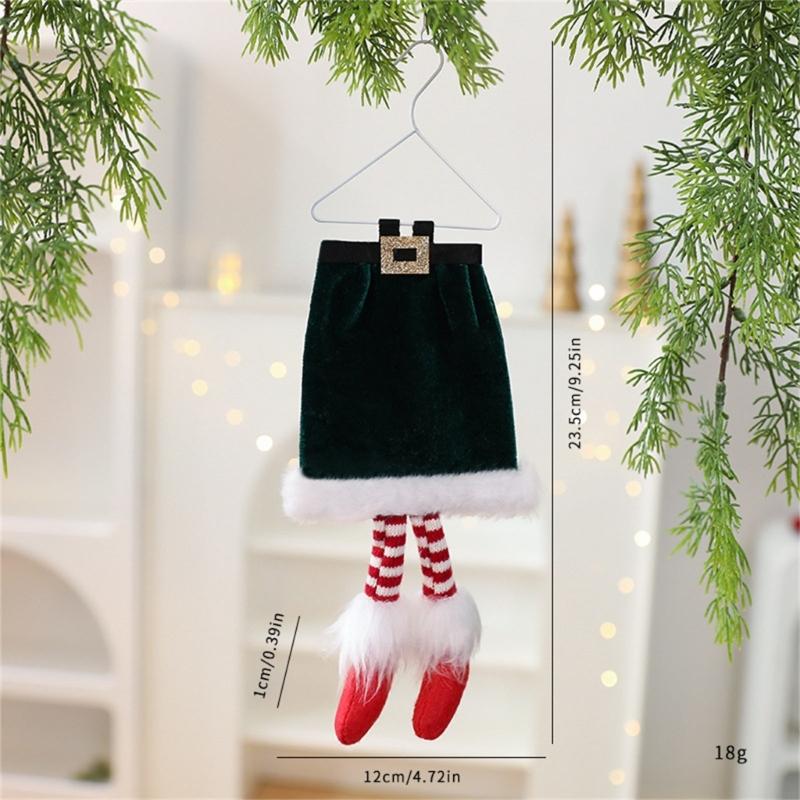 Funny Substitute Legs Fabric Decoration Thin Christmas Decoration For Indoor Firepit Wrap Window Door Suspended