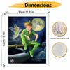 Disney Peter Pan Tinker Bell DIY Oil Painting Art Painting Kit Home Wall Decor Handmade Gift Art Crafts Room Decoration Canvas Decor