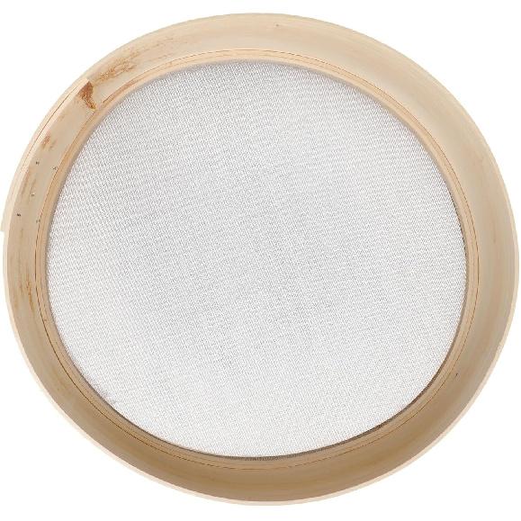 Amosfun Household Flour Sifter Wooden Mesh Flour Strainer 60 Mesh Round Sifter for Baking Cake Bread, 11 Inch Diamater