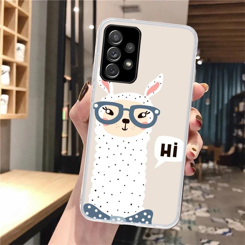 Lama Llama Alpacas Soft Phone Case For Samsung Galaxy A16 A26 A36 A56 A15 A14 A13 A55 A54 A53 A35 A34 A33 A25 A24 A23 A05S A04S