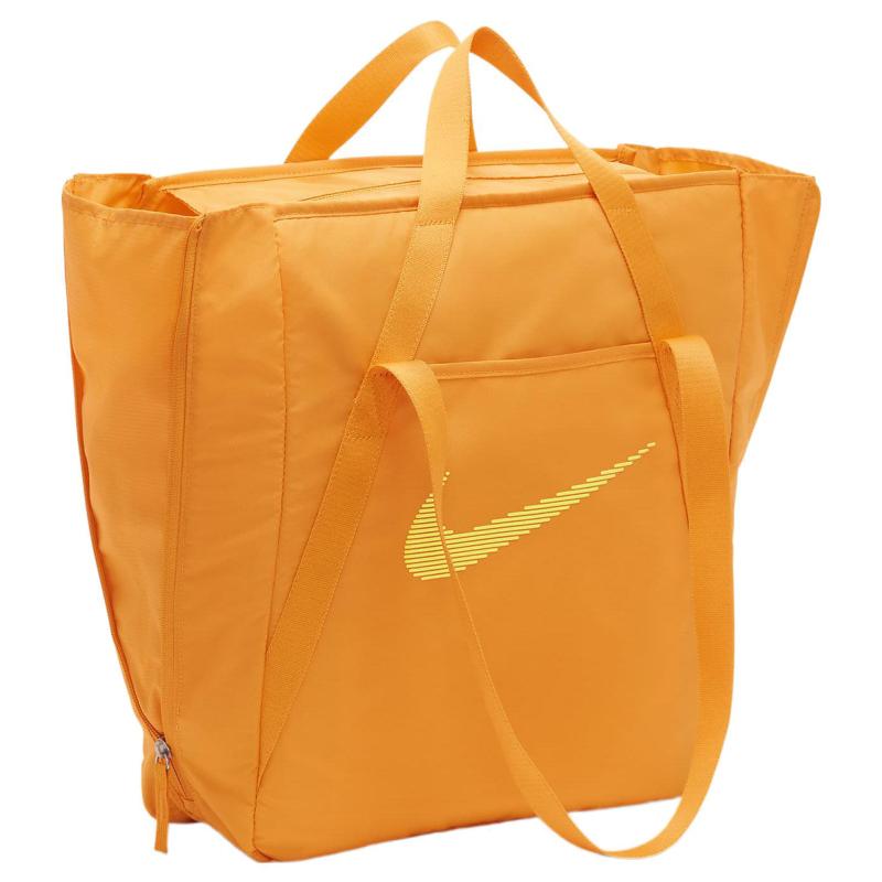 Nike Fabric Tote Bag Shopping Bag Shoulder Bag Handbag Regular Unisex Bright Orange Casual DR7217-836