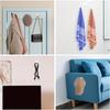 10Pcs Simple Mini Hooks Waterproof Car Living Room Classroom Bathroom Bedroom Sticky Hooks Home No Punch Behind The Door