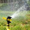Adjustable Rocker Lawn Sprinkler 360 Degree Rotation Even Spray For Irrigation Agricultural Site Cooling Dust Removal
