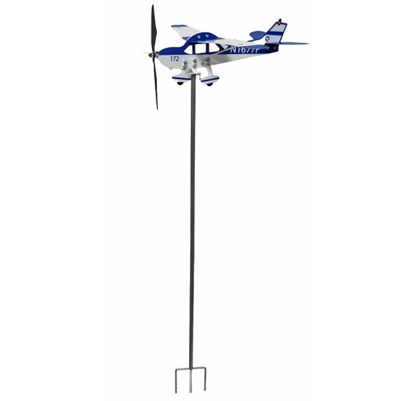 Wind Vanes For Outside Sturdy Metal Airplane Shapes Wind Vane Decorative Multifunctional Wind Direction Indicators Weather Vanes