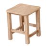 Wooden Foot Stool Change Shoe Stool Small Footstool for Doorway Dorm Bedroom Style B
