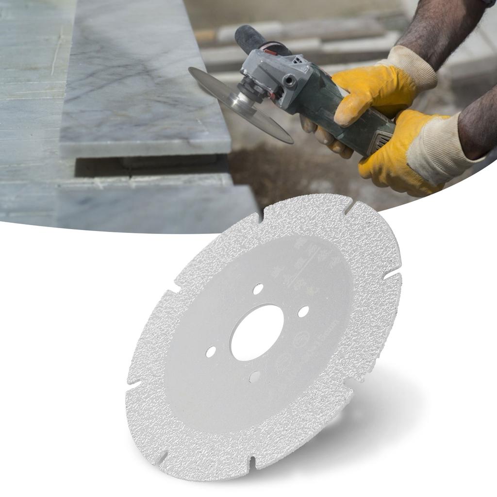 Brazed Saw Blade Marble Cutting Disc Polishing Grinding Wheel Hardware Tools Silver