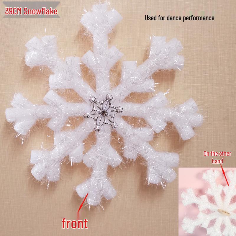 3D Foam Snowflake Dance Props & Christmas Hanging Ornaments