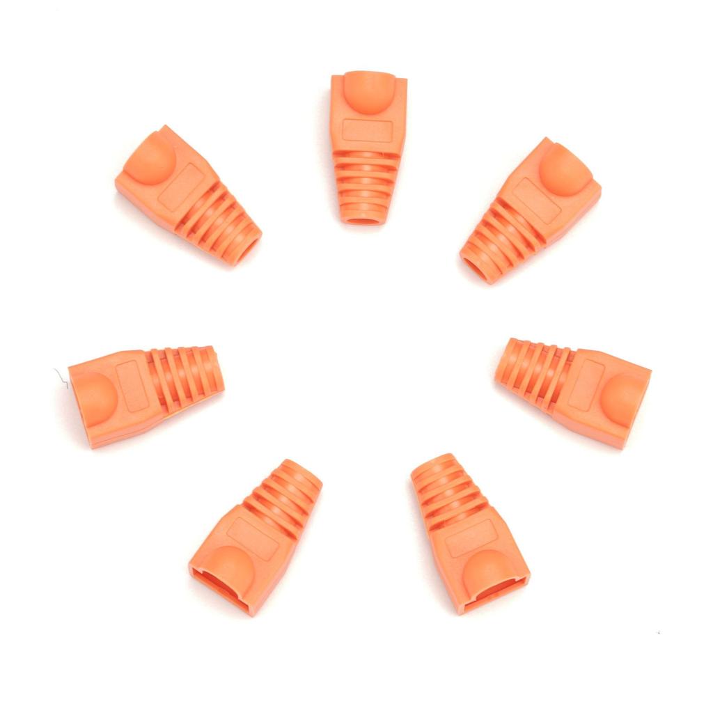 RJ45 PVC Colored Crystal Head Protective Sheath and Tail Cover