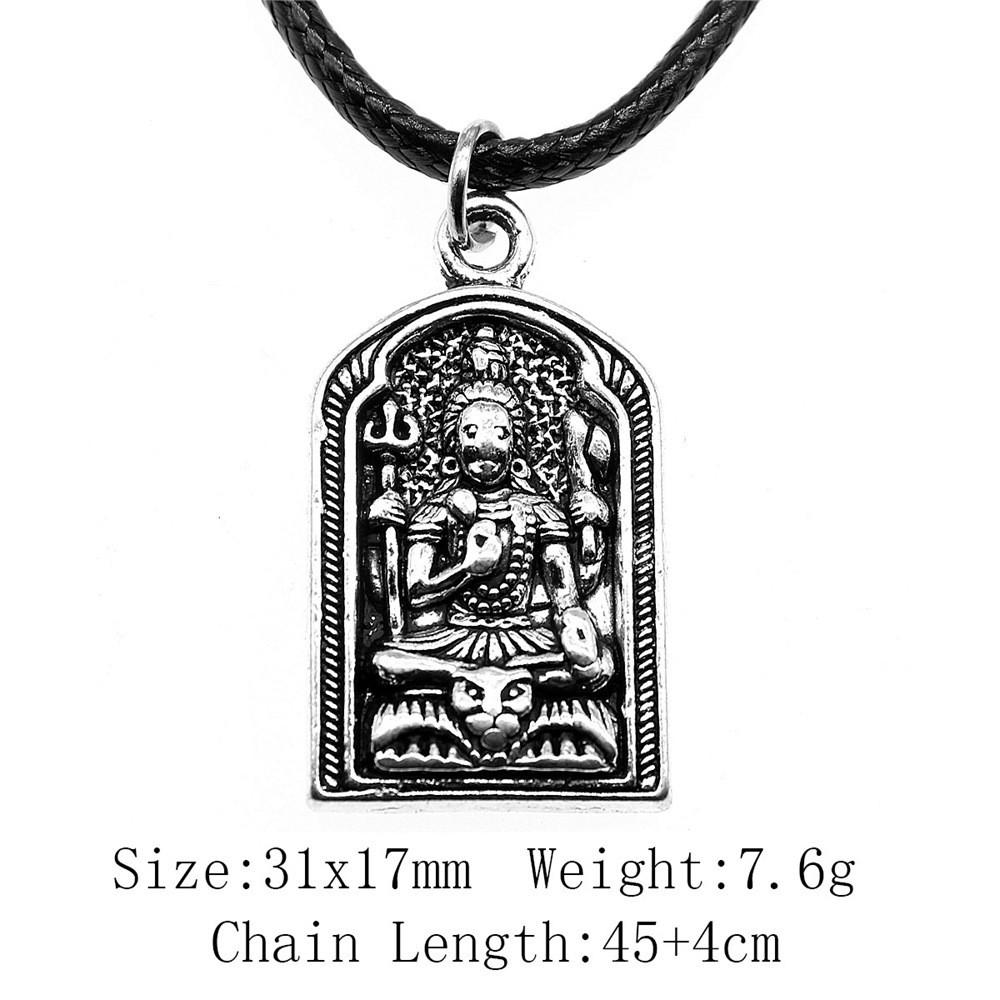 2025 Trend Best Friend Necklace Chief Pharaoh Buddhism Necklace Leather Chain 45cm Audience Necklaces With Pendant