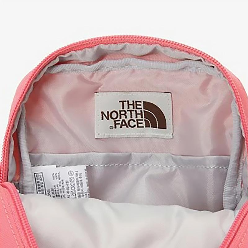 The North Face Embroidered Logo Zipper Mini Shoulder Crossbody Bag Unisex Bags Pink NN2PP55L