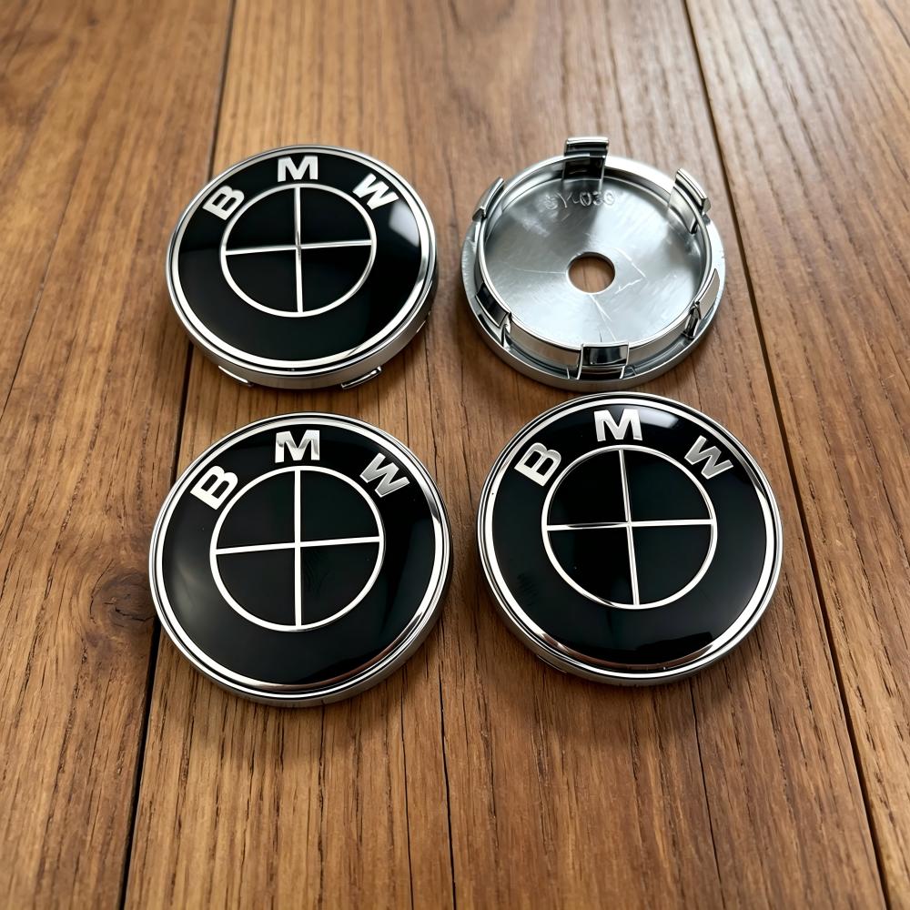For BMW E84 250th Anniversary 4pcs 60mm Car Wheel Center Hub Cap Rim Cover For BMW E39 E46 E90 E60 E87 E53 F10 F20 F30 M X3 X5