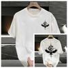 2026 Best Americanstyle Highend Shortsleeved Tshirt Mens and Womens Luxurious and Casual Roundneck Summer Pure Cotton