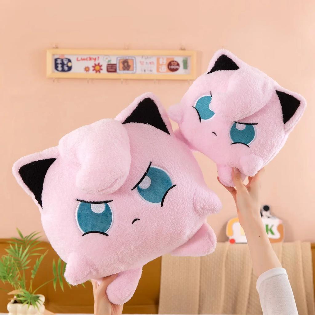 Very Soft Fluffy Jigglypuff Plush Toy Stuffed Anime Throw Pillow Japanese Style Plushies Cartoon Doll Sofa Bed Home Decor Gifts