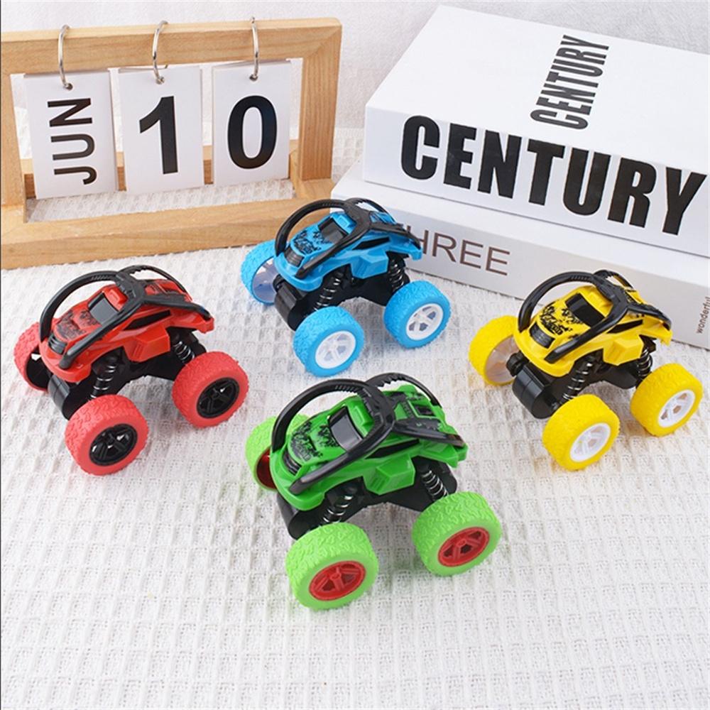 Monster Trucks Toys for Boys Toddler Push and Go Truck Race Cars Flip Stunt Car Toys for Kids Christmas Birthday Gifts