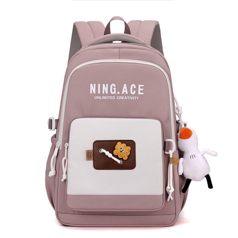 Student burden reduction Large capacity Middle school student Junior high school student schoolbag Female high school student Girl primary