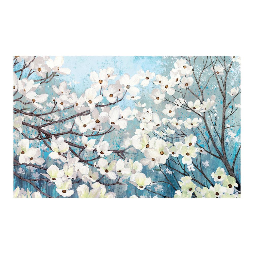 

Скандинавская классическая эстетика Настенное искусство Современная абстракция Белый цветок HD Масло на холсте Постеры и принты Украшение для дома Спальни Подарки 20x30cm