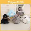 Crow Parrot Kingfisher Cute Bird Plush Toy Magnet Shoulder Play Home Doll Decor