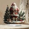 Santa Claus Resin Ornament: Christmas Gift & Holiday Decoration