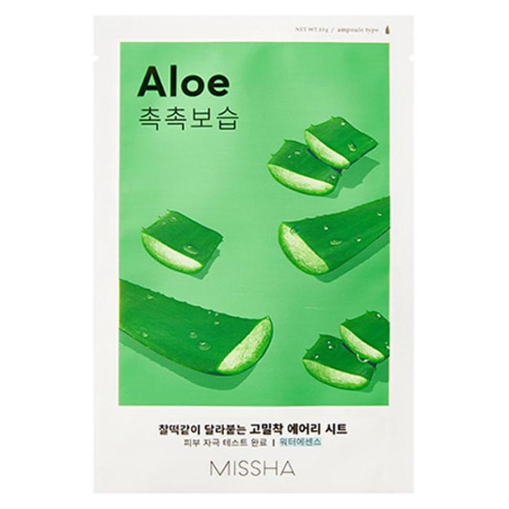 

MISSHA Airy Fit Sheet Mask (Aloe) - Water Type (10 Sheets) Aloe - Water Type (10 Sheets)