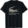 American Murder Log Funny Alligator Animals of the World T-Shirt