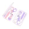 Bezpieczny dla dziecka zestaw do obcinania paznokci Trymer Obcinacz Czyste Pęsety Narzędzia Dziecko Niemowlę Zestaw do Obcinania Paznokci Narzędzia do Pielęgnacji Paznokci i Uszu Dziecka