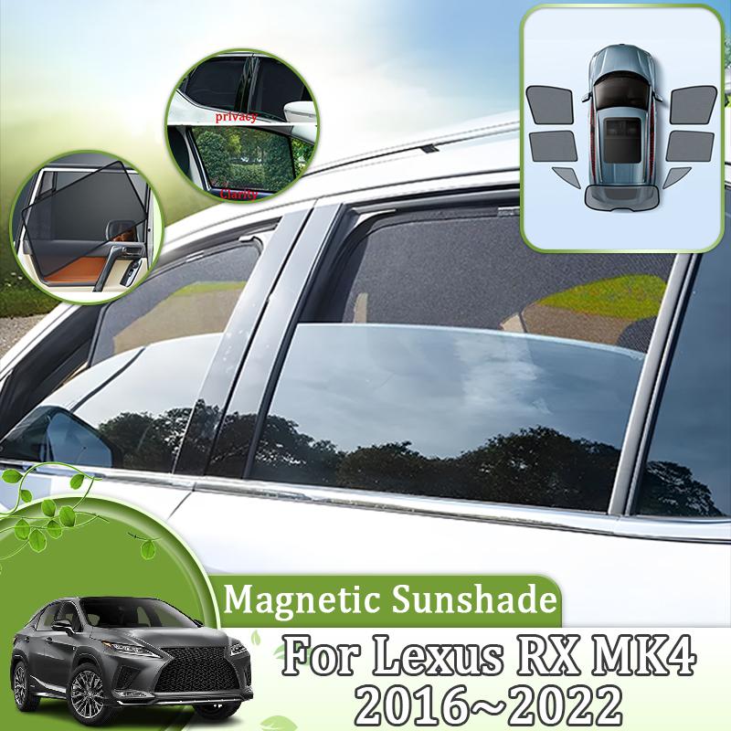 Mesh Sunshade For Lexus RX AL20 MK4 300h 350h 450h 2016~ 2018 Shield Windshield Curtain Blocking Auto Tools Accessories