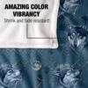 JQ Licensing Silky Wolf Howl Moon Pattern Supersoft Blanket