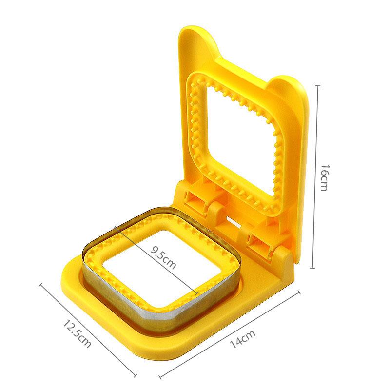 Sandwich Cutting DIY Stainless Steel Square Circular Heart Mickey Dinosaur Bread Toast For Kids Lunch Kitchen Baking Mold Tool