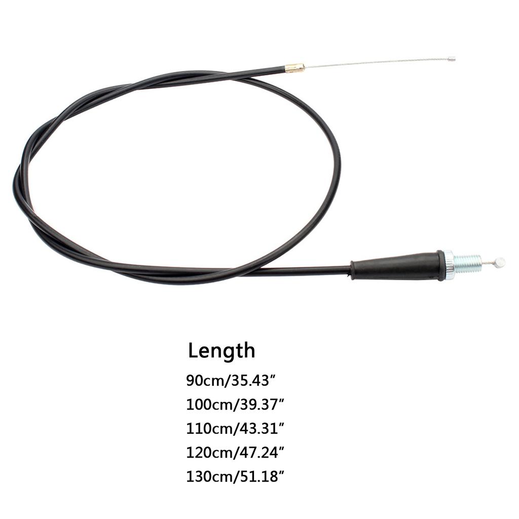 Motorcycle Throttle Cable Replacement 90cm/1m/1.1m/1.2m/1.3m for 50cc 90cc 110cc